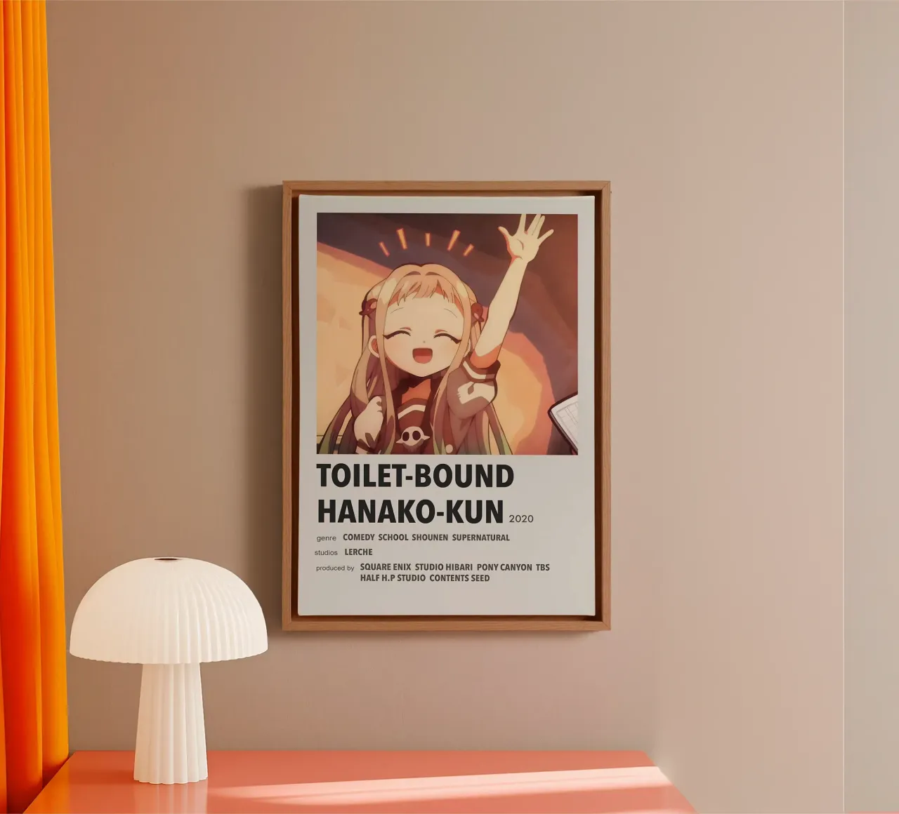TOILET-BOUND HANAKO-KUN  2020 tela con Cornice a cassetta da Totoya