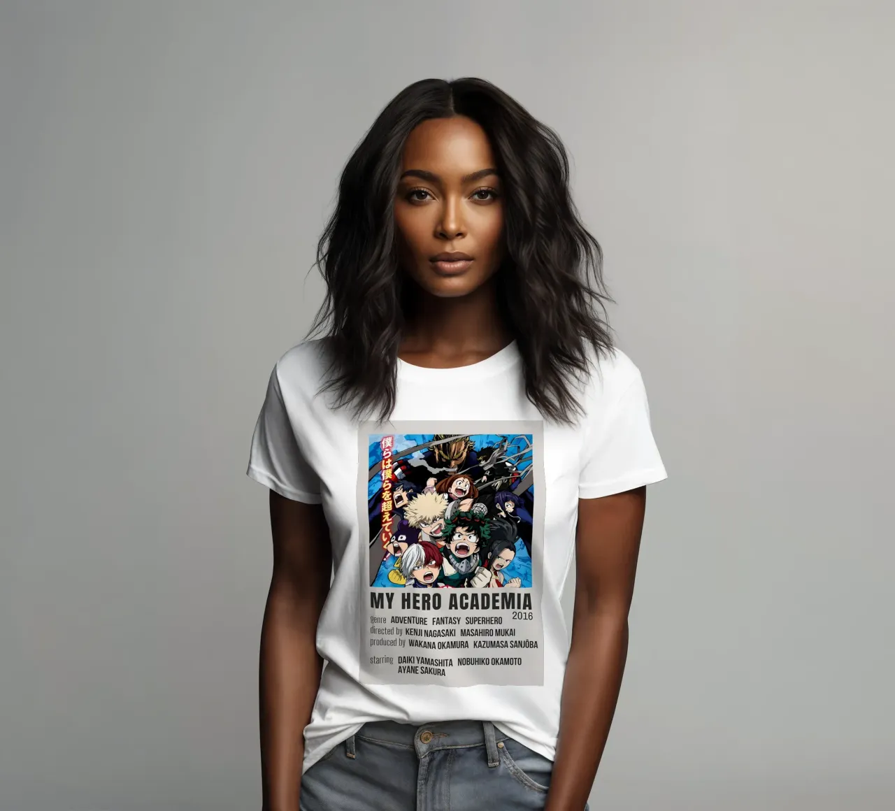 MY HERO ACADEMIA 2016 women's fitted t-shirt by Totoya
