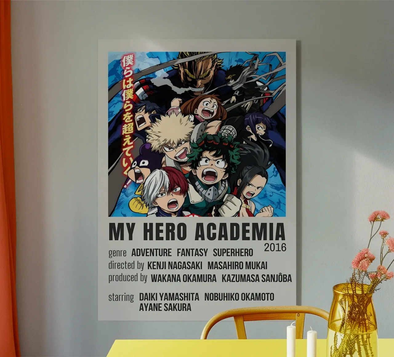 MY HERO ACADEMIA 2016 acrylic glass by Totoya