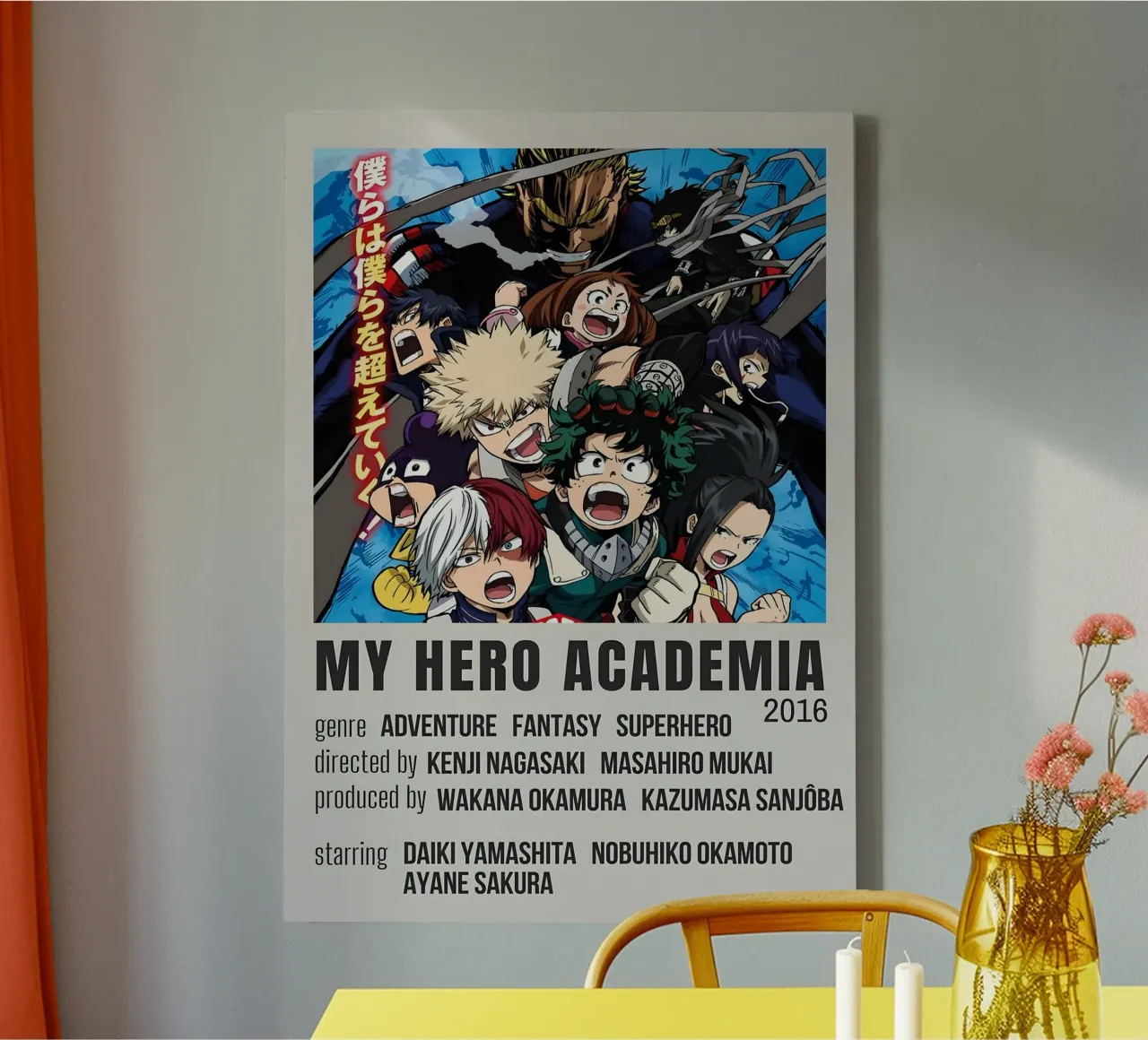 MY HERO ACADEMIA 2016 canvas by Totoya