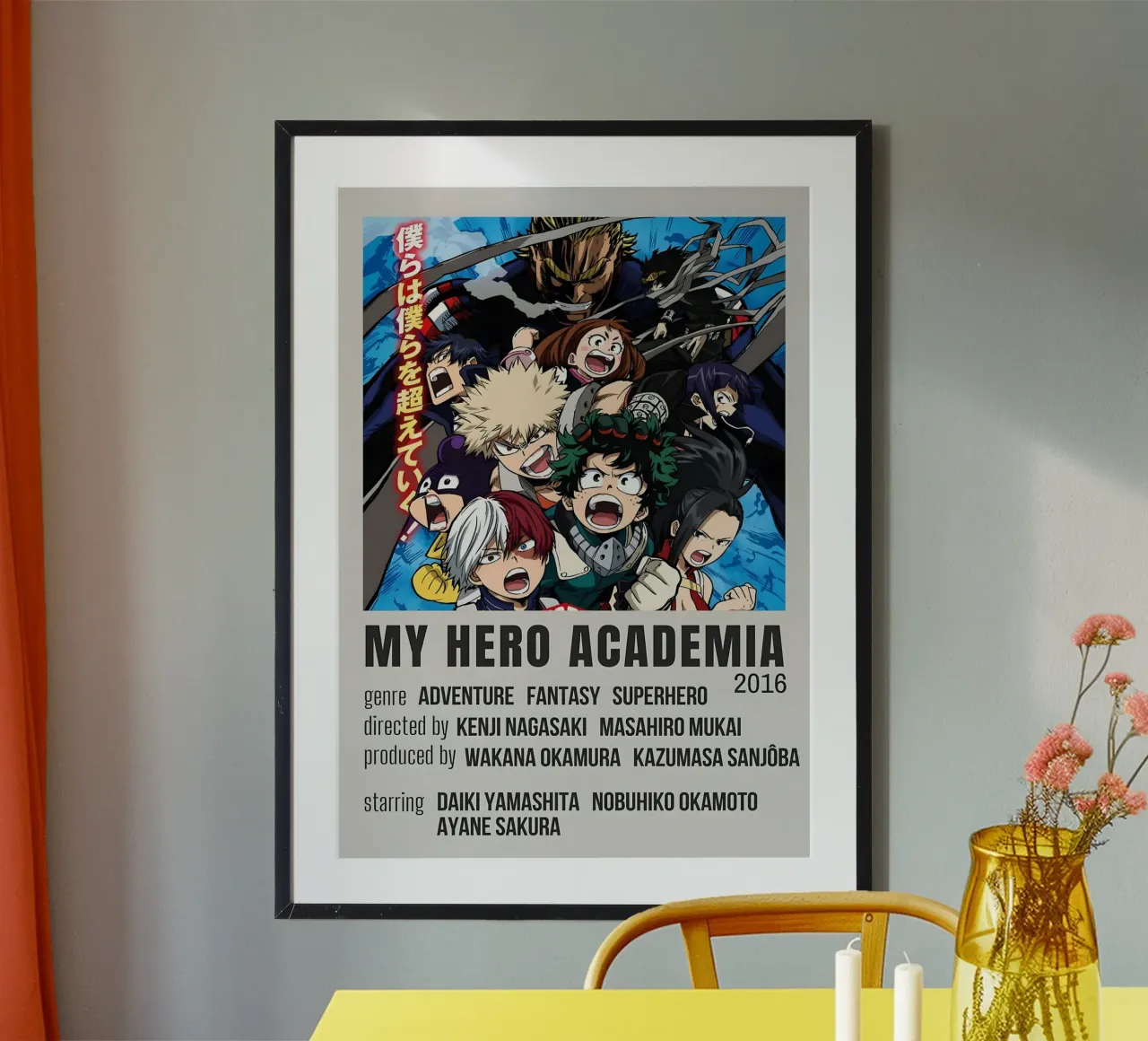 MY HERO ACADEMIA 2016 carta hahnemühle da Totoya
