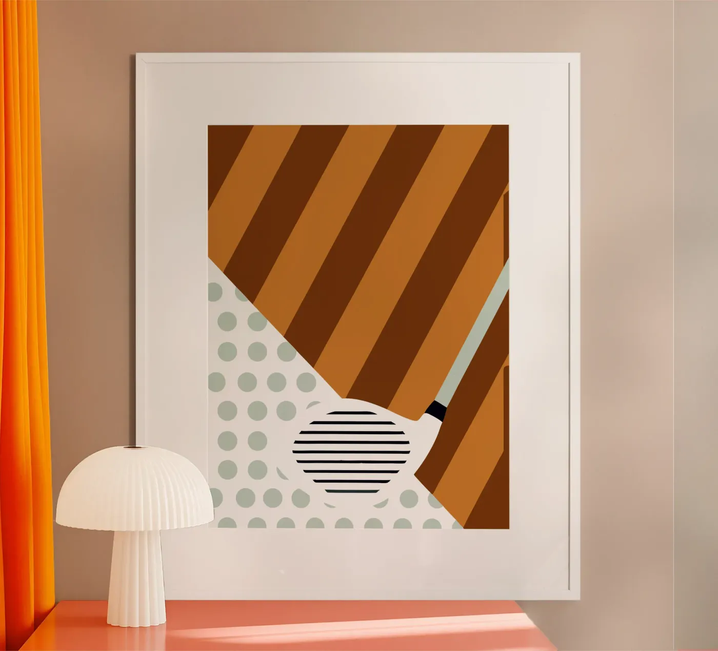 Playing Golf poster by LOOK DIFFERENT