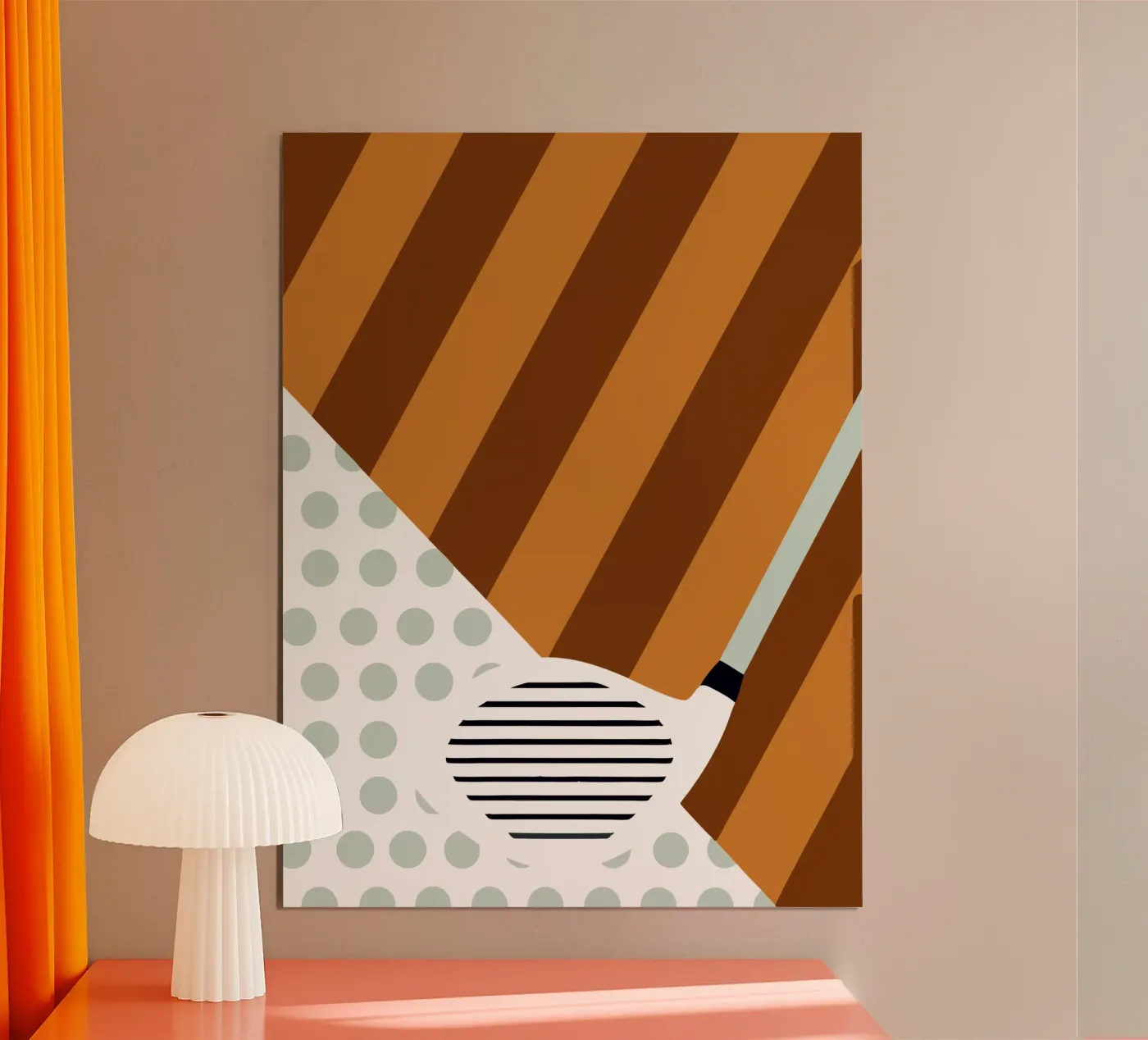 Playing Golf poster by LOOK DIFFERENT
