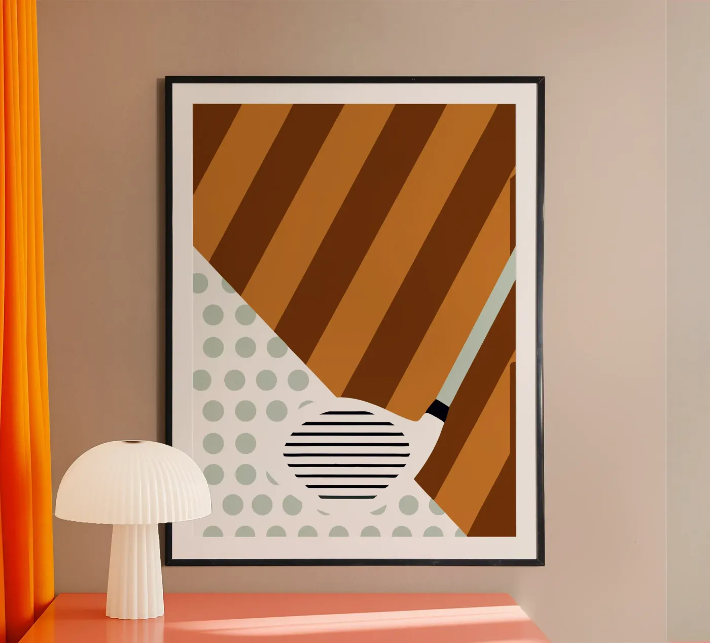 Playing Golf poster by LOOK DIFFERENT