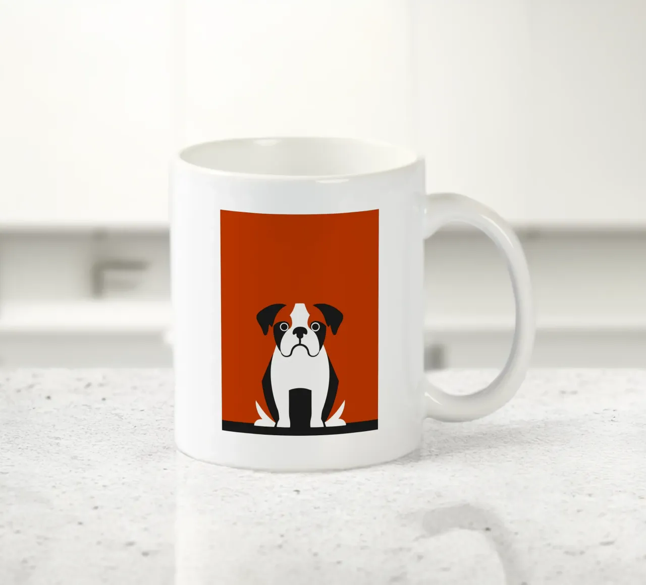 Un cane tazza in ceramica da LOOK DIFFERENT