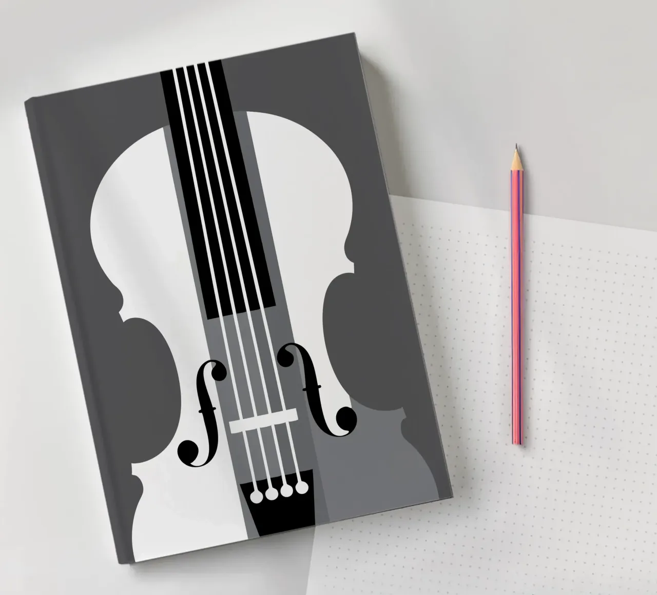 Violin Musical Instrument notebook by LOOK DIFFERENT