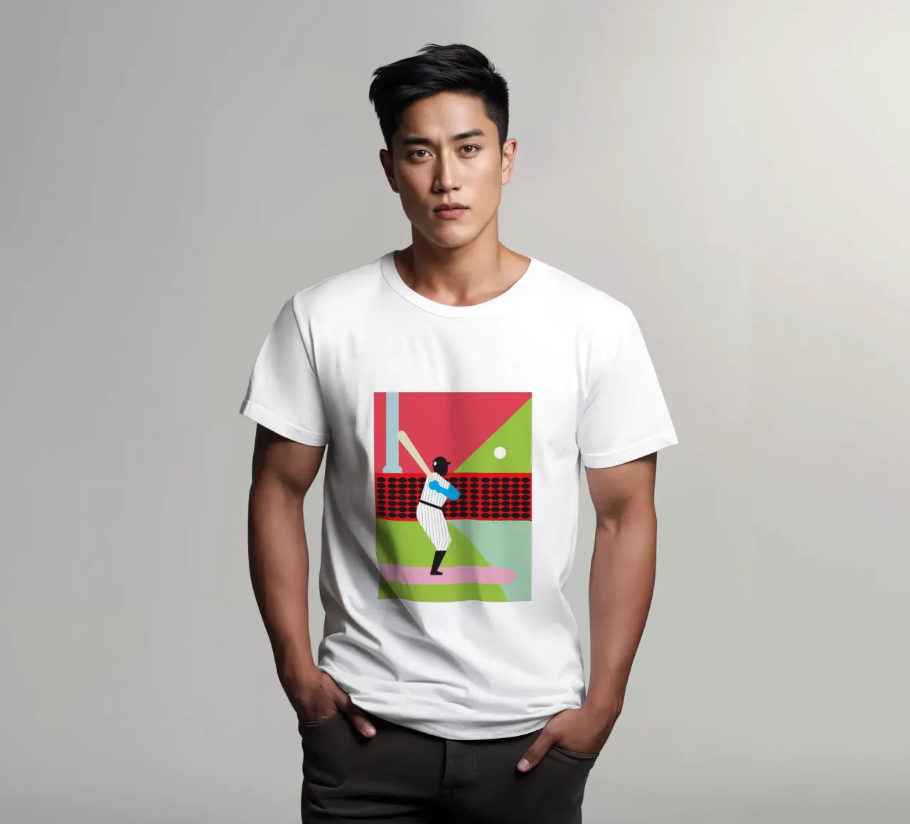 Giocare a baseball t-shirt da LOOK DIFFERENT