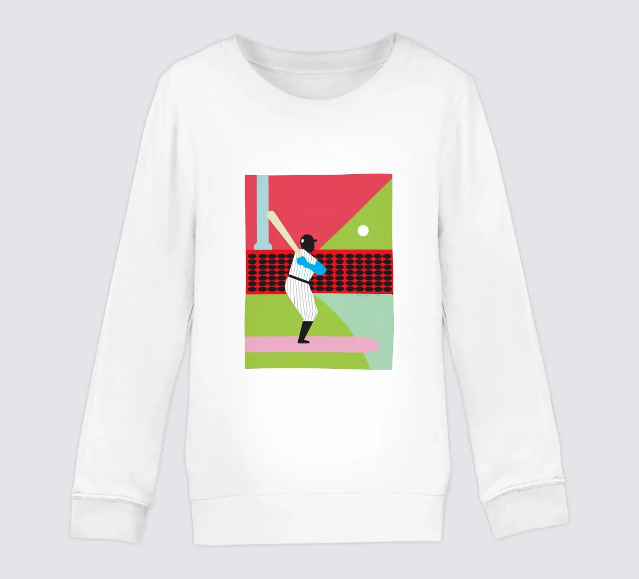 Giocare a baseball felpa bambino da LOOK DIFFERENT