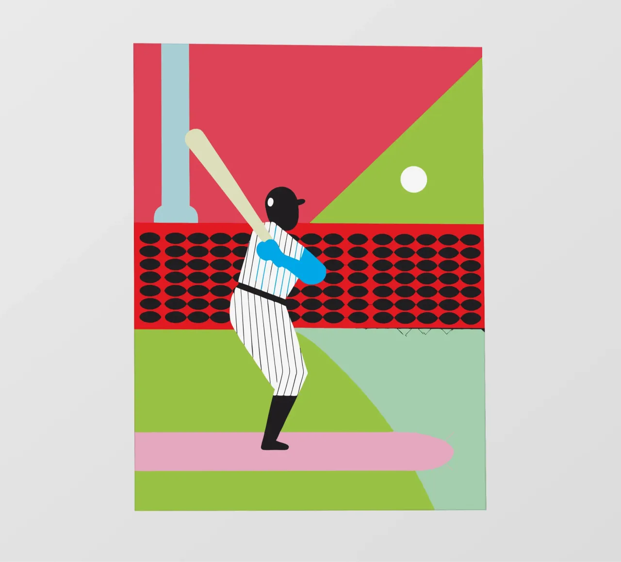 Giocare a baseball telo in pvc da LOOK DIFFERENT