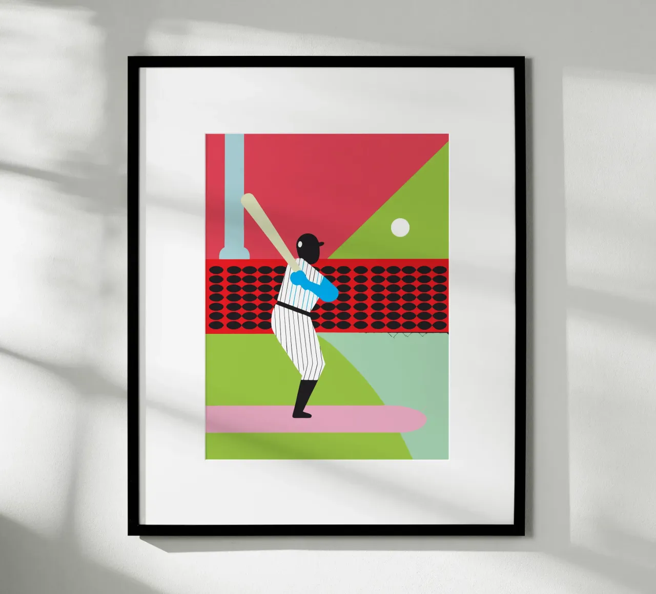 Playing Baseball poster by LOOK DIFFERENT