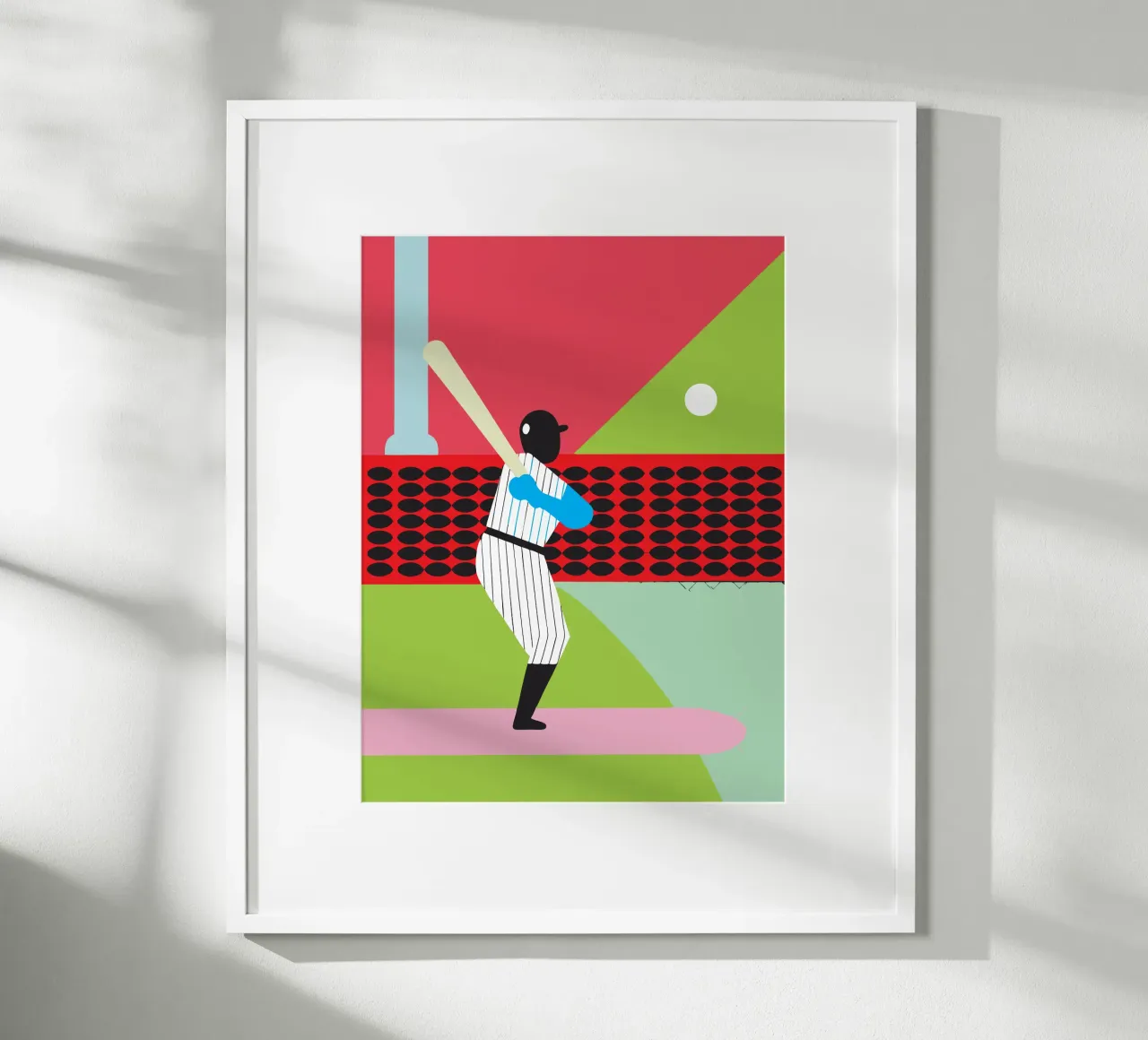 Playing Baseball poster by LOOK DIFFERENT