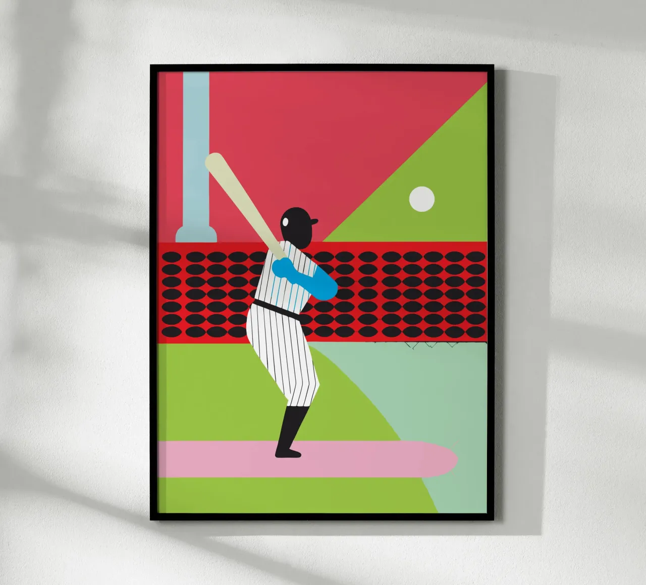 Playing Baseball poster by LOOK DIFFERENT