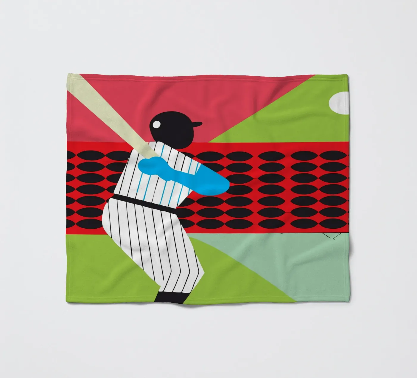 Playing Baseball Fleecedecke von LOOK DIFFERENT