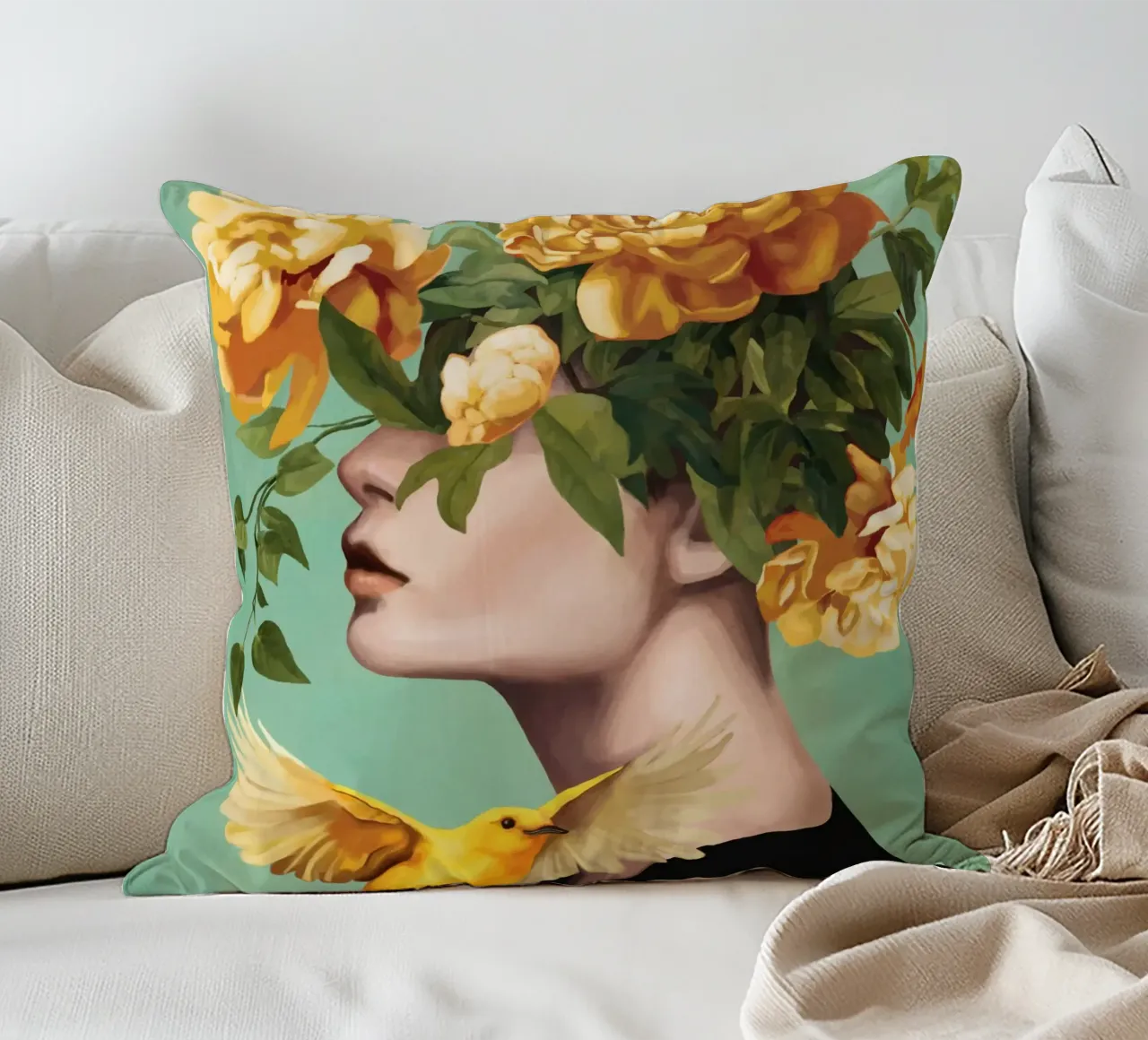 Blooming Essence 2 cuscino da Nadjaa