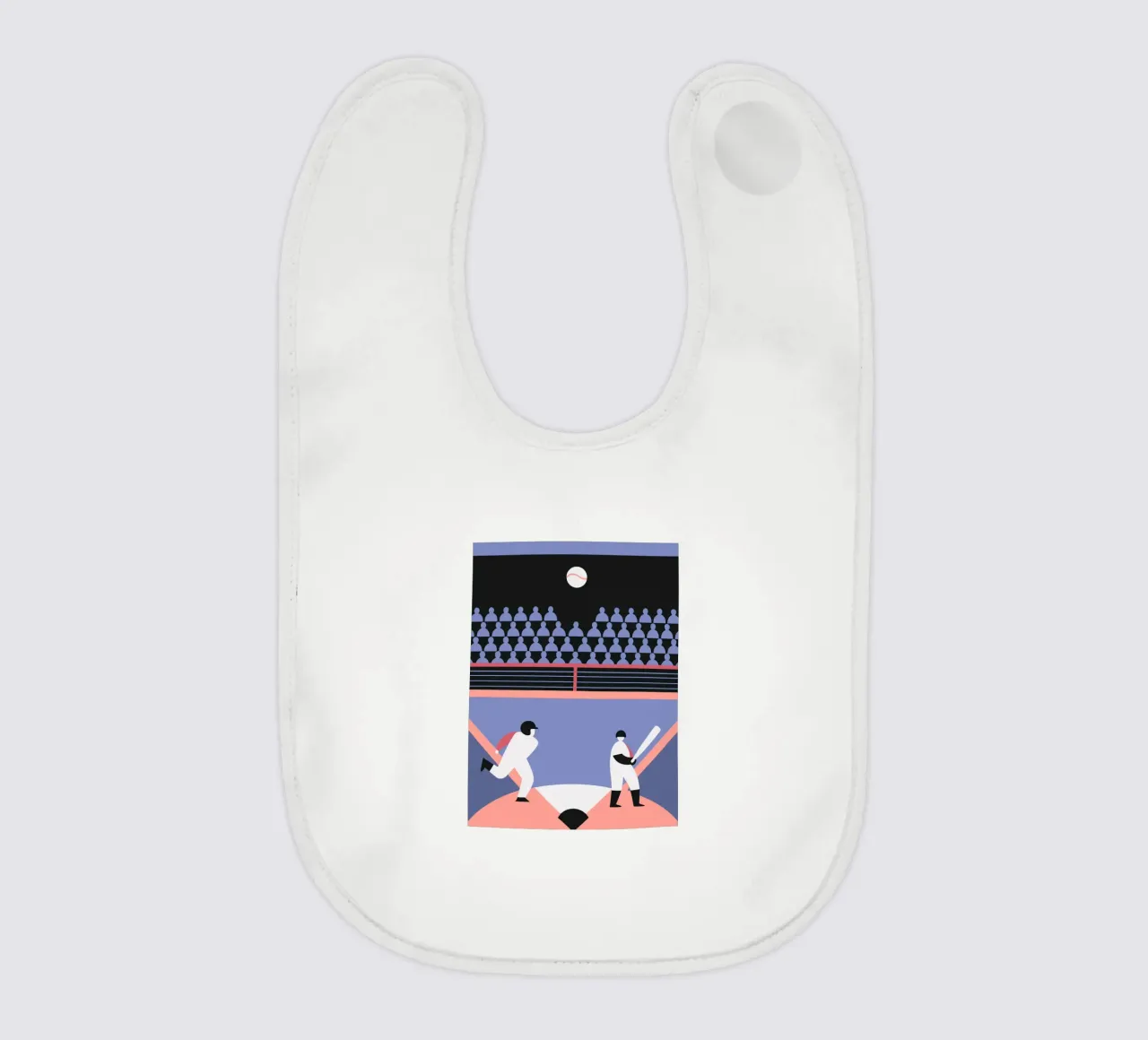 Playing Baseball bavaglino da LOOK DIFFERENT