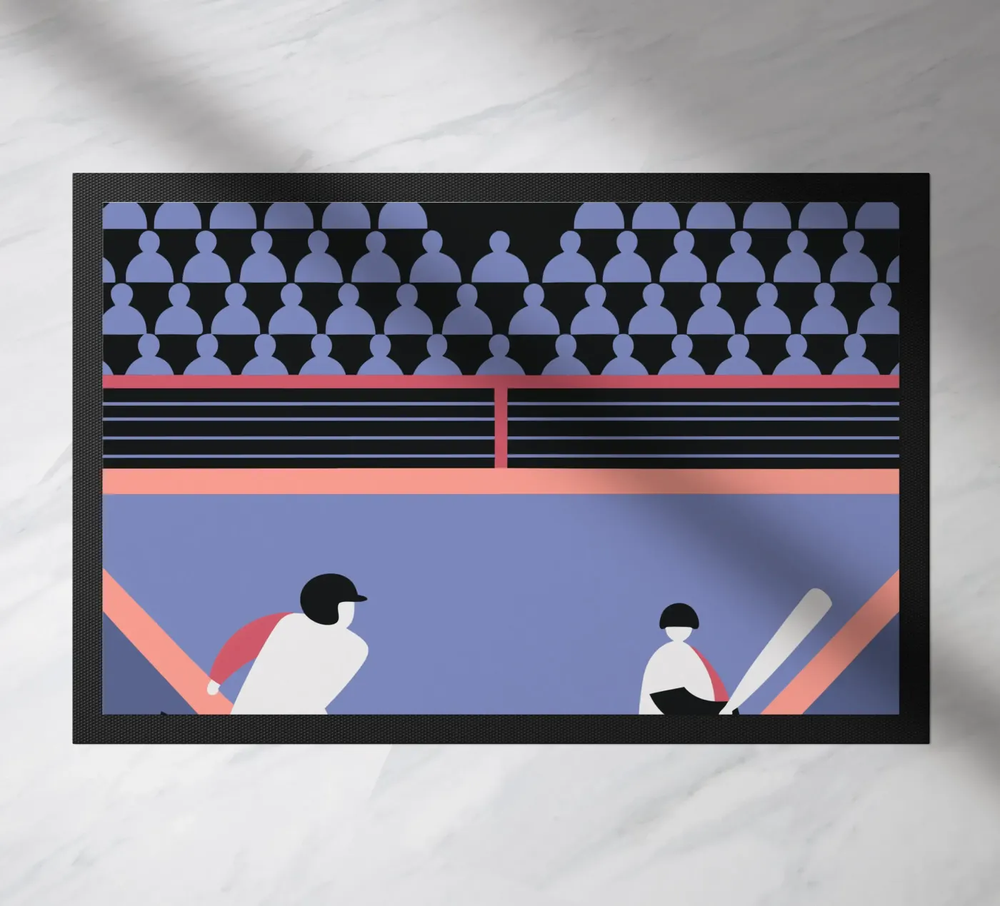 Playing Baseball paillasson de LOOK DIFFERENT