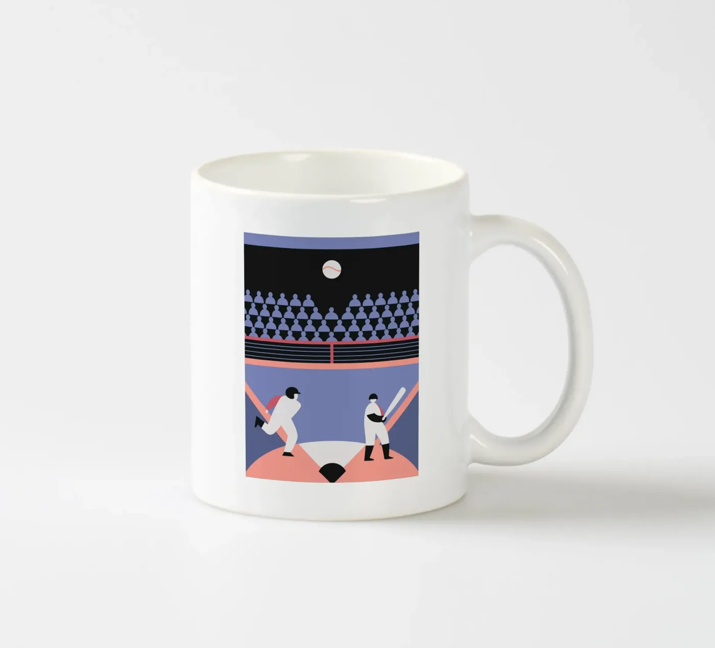 Playing Baseball ceramic mug by LOOK DIFFERENT
