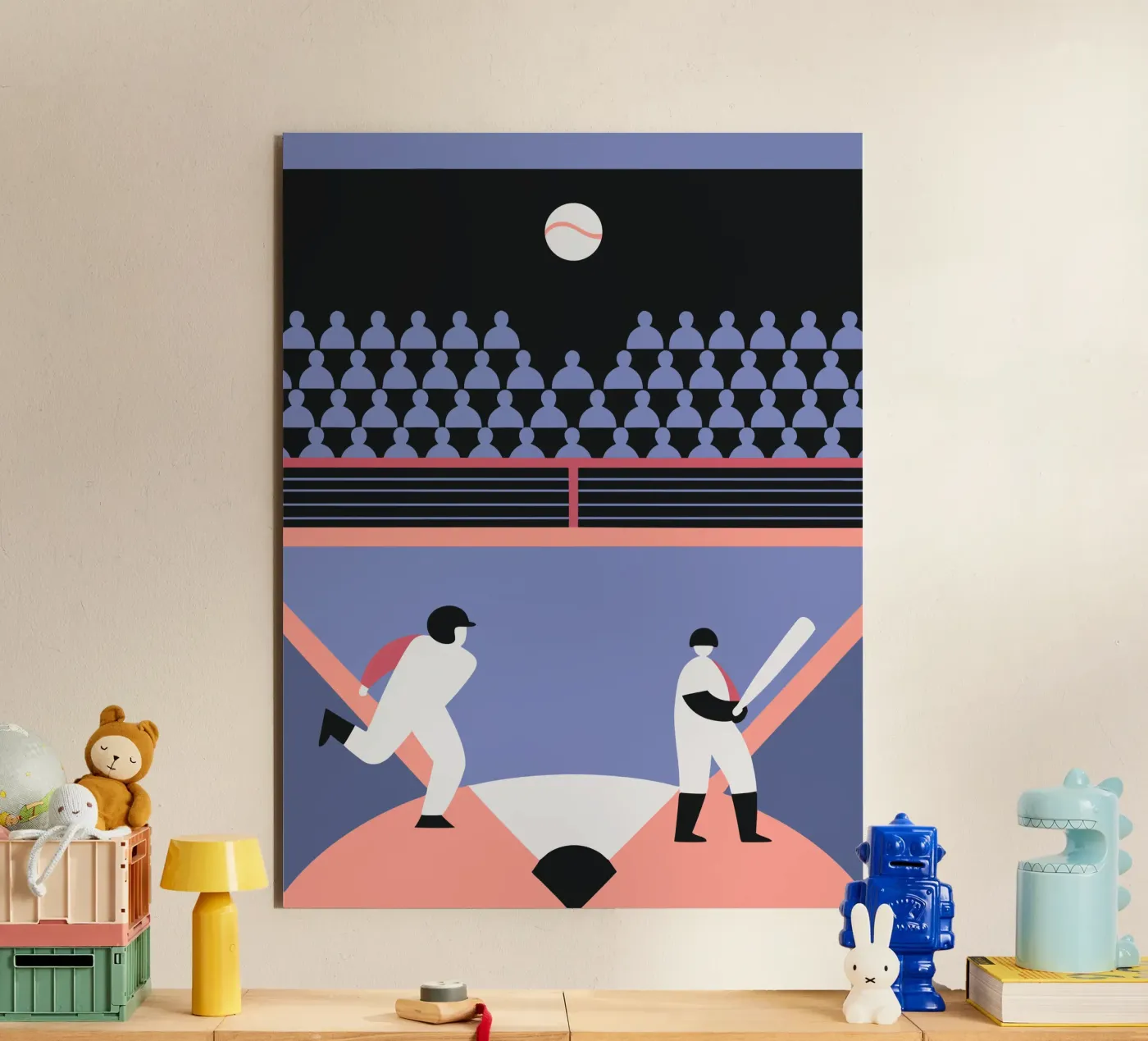 Playing Baseball forex plate by LOOK DIFFERENT