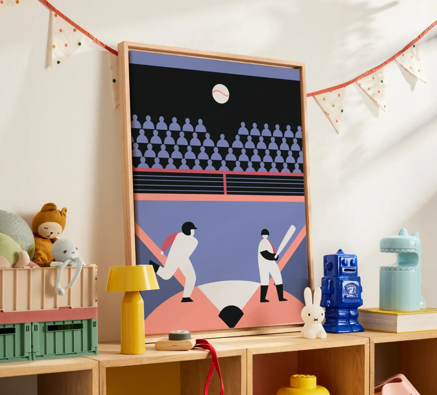 Playing Baseball canvas by LOOK DIFFERENT
