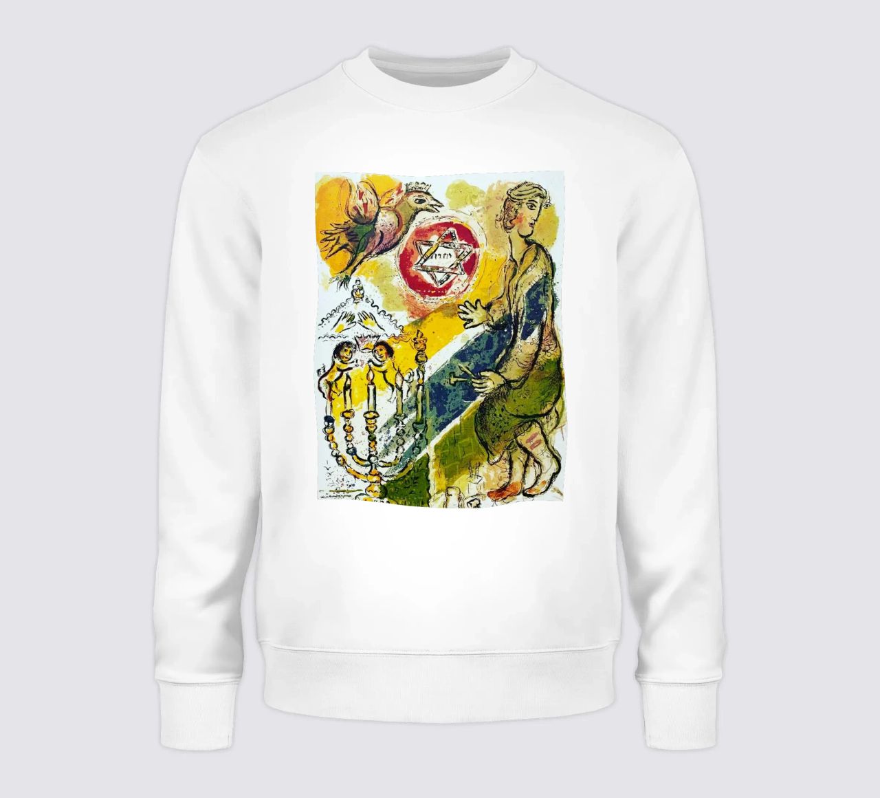 MARC CHAGALL Esodo - Stella di Davide felpa da DuncanBennett shop