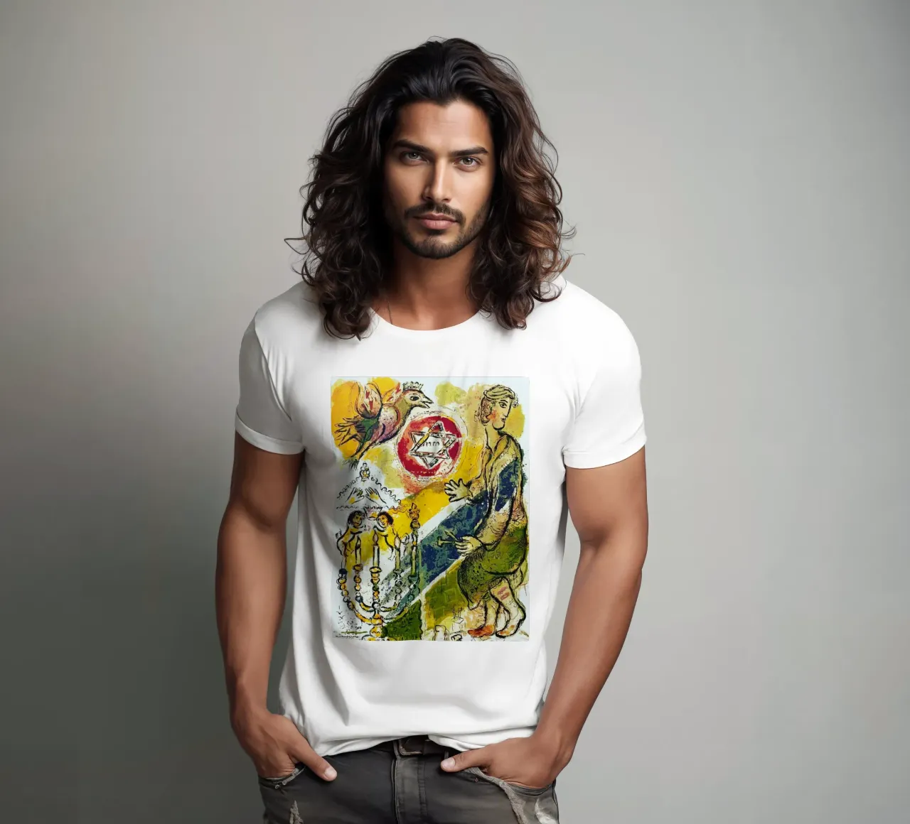 MARC CHAGALL Esodo - Stella di Davide t-shirt da DuncanBennett shop
