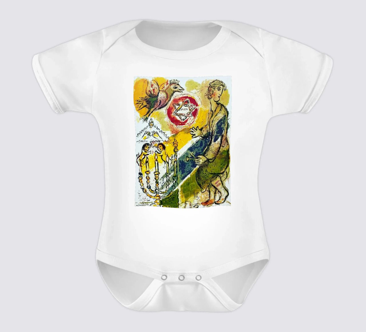 MARC CHAGALL Exodus - Étoile de David body bébé de DuncanBennett shop