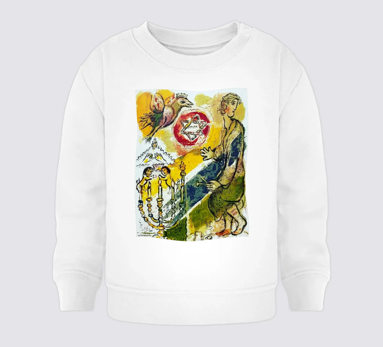 MARC CHAGALL Éxodo - Estrella de David sudadera de bebé de DuncanBennett shop