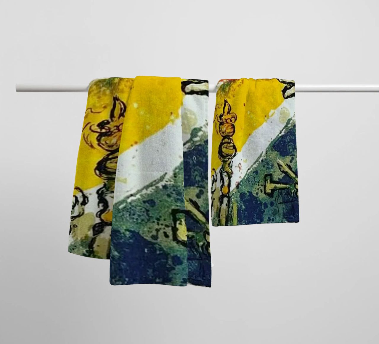 MARC CHAGALL Exodus - Étoile de David serviette de bain de DuncanBennett shop