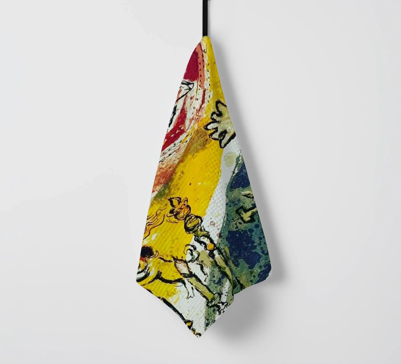 MARC CHAGALL Exodus - Étoile de David torchon de DuncanBennett shop