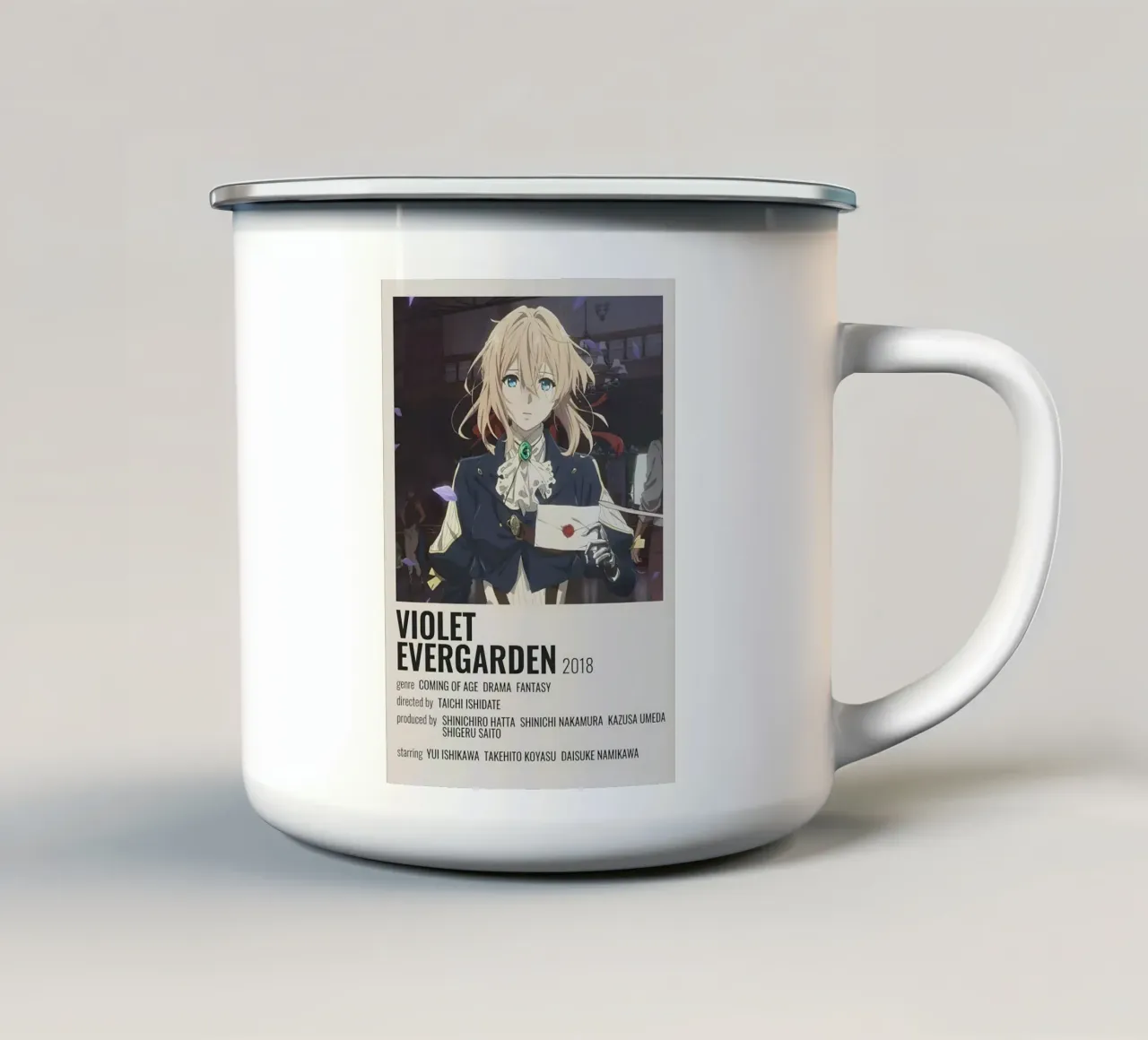 VIOLET EVERGARDEN  2018 emaille mok van Totoya