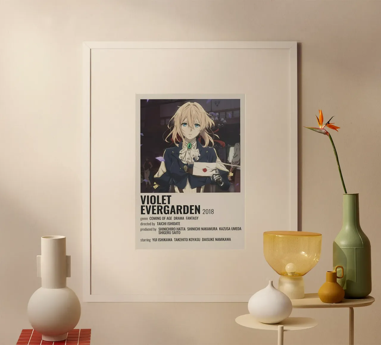 VIOLET EVERGARDEN  2018 poster van Totoya