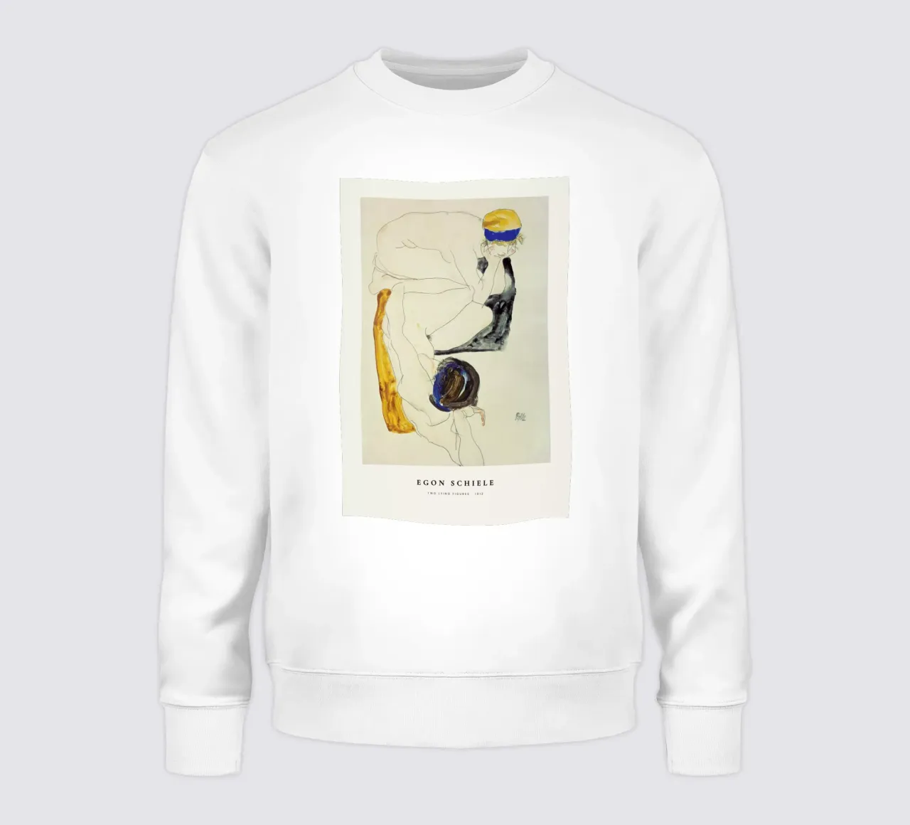 Schiele - Two Lying Figures Sweatshirt von ARTOTHEK
