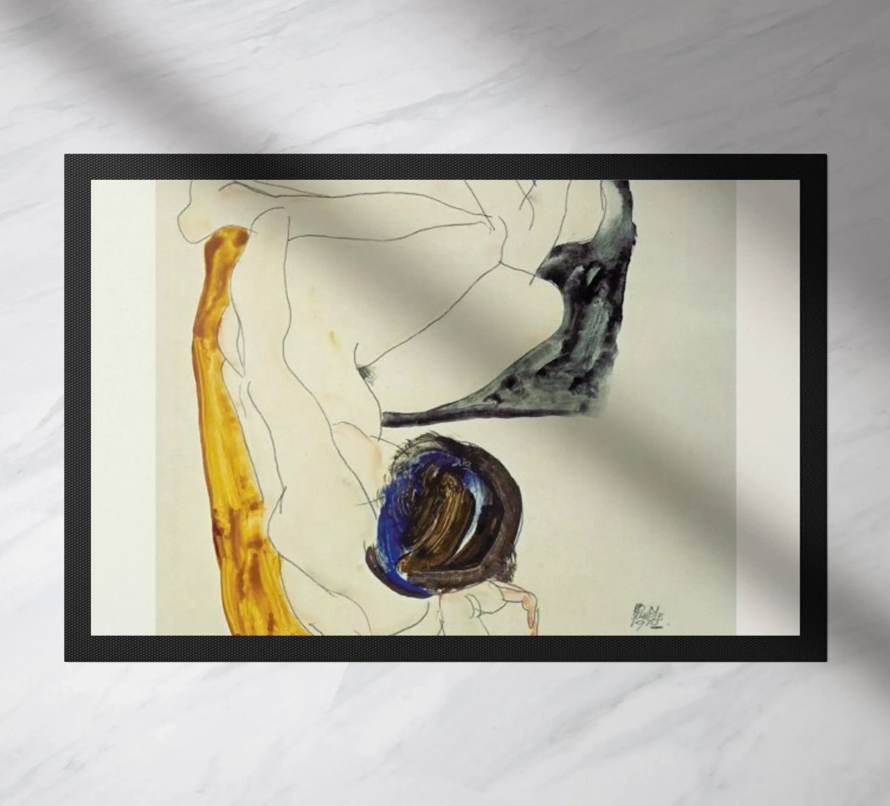 Schiele - Two Lying Figures zerbino da ARTOTHEK