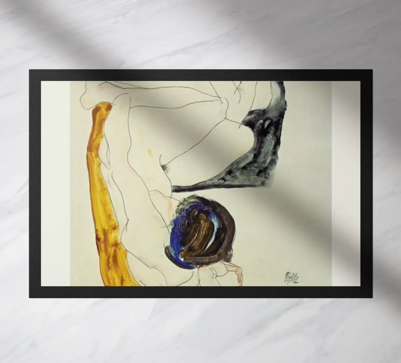 Schiele - Two Lying Figures zerbino da ARTOTHEK