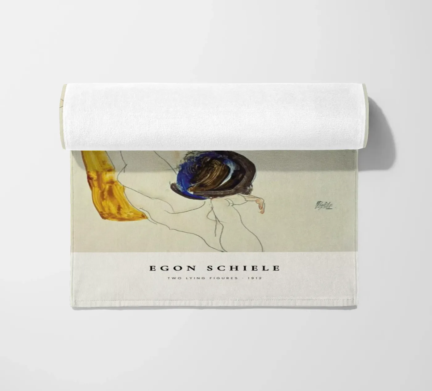 Schiele - Two Lying Figures telo mare da ARTOTHEK