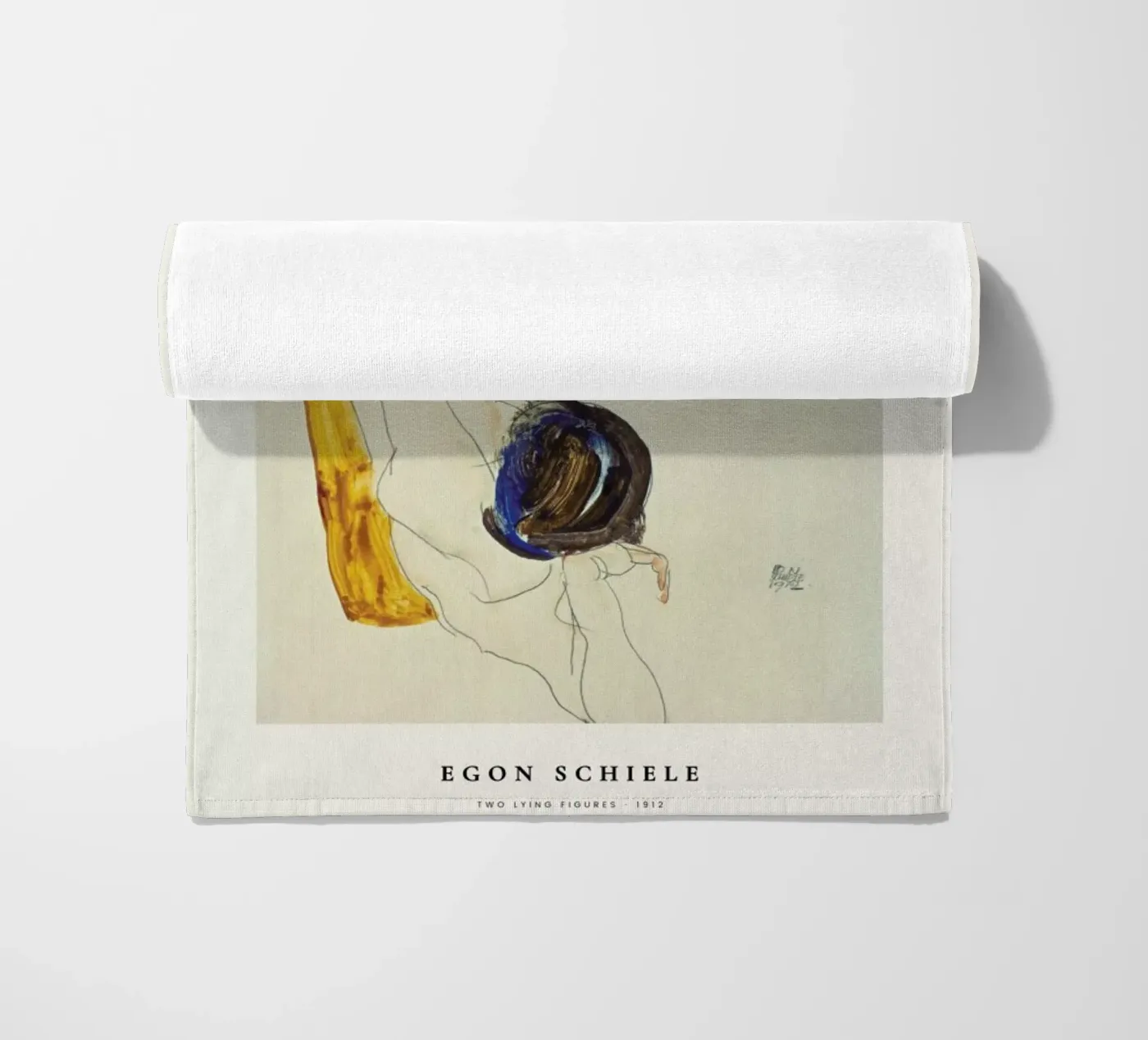 Schiele - Two Lying Figures telo mare da ARTOTHEK