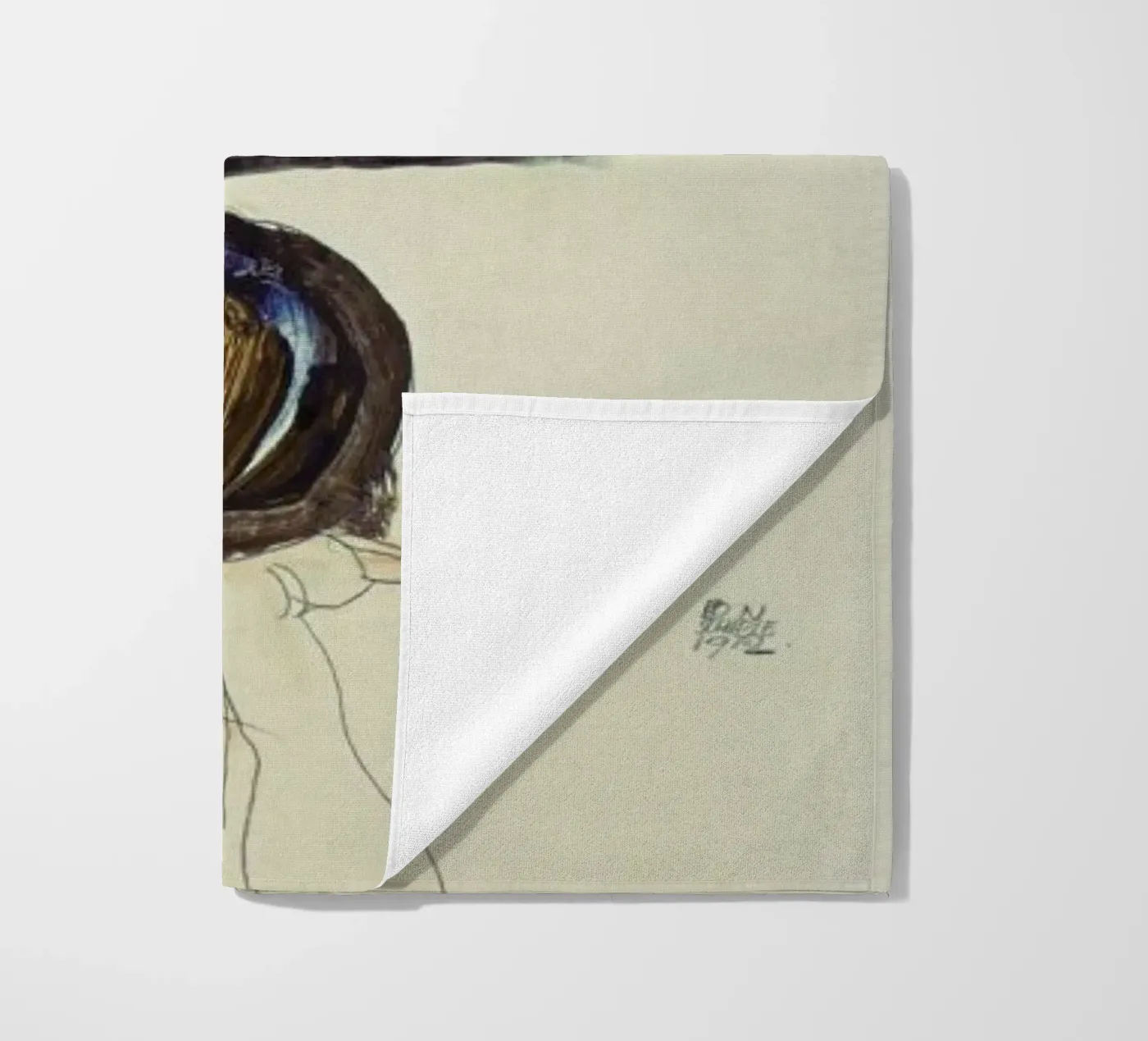 Schiele - Two Lying Figures telo mare da ARTOTHEK