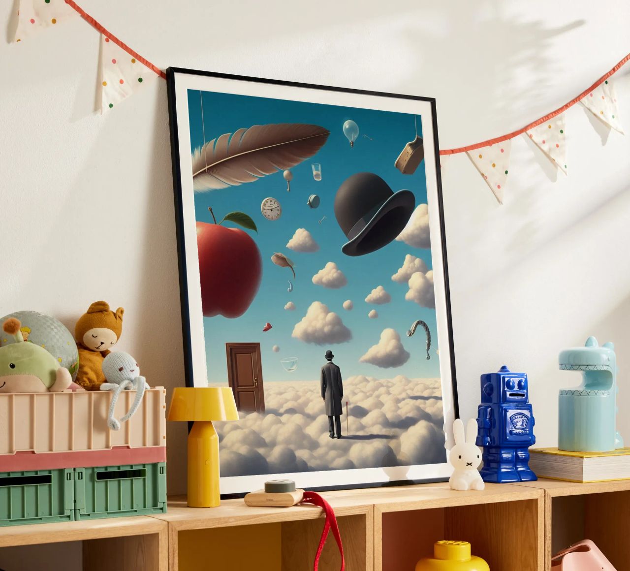 René Magritte, l'enigmatico surrealista poster da DuncanBennett shop