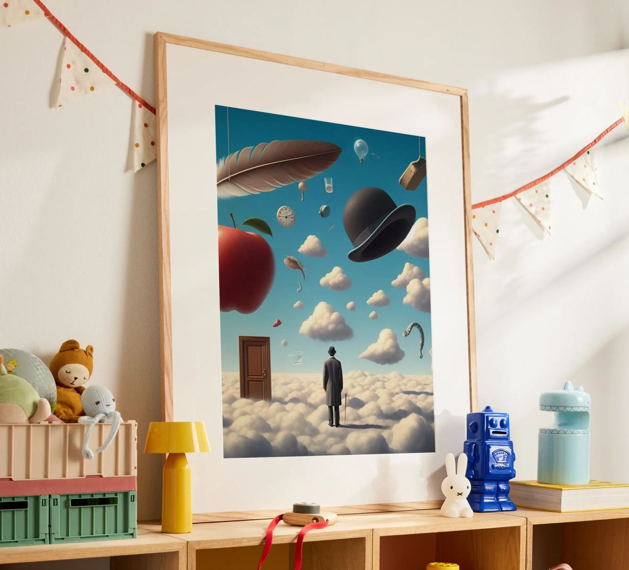 René Magritte, l'enigmatico surrealista poster da DuncanBennett shop