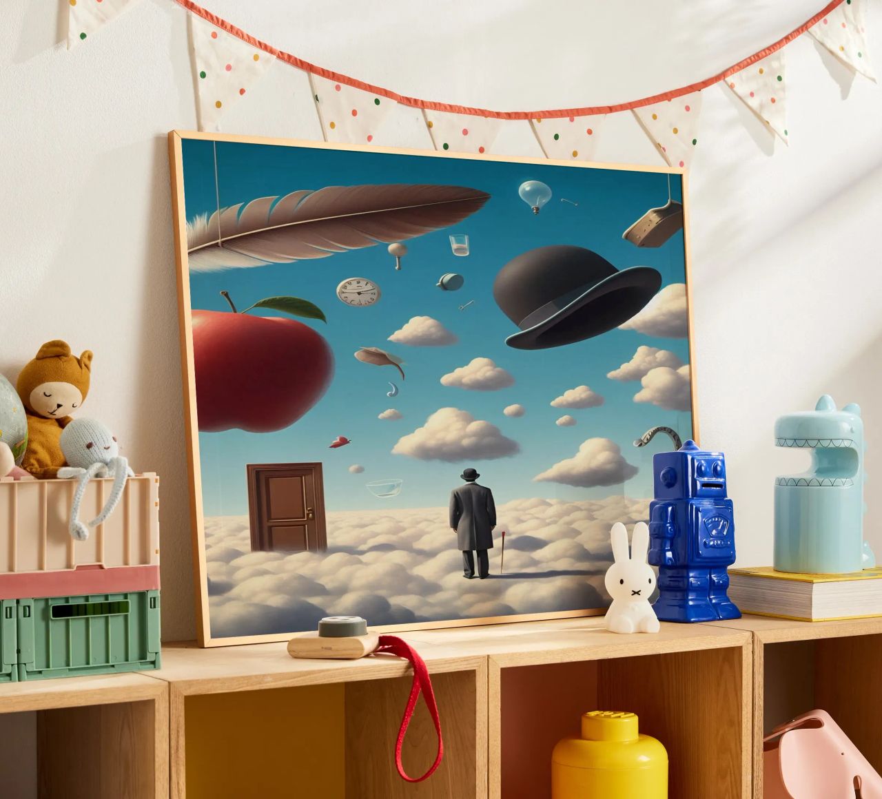 René Magritte, l'enigmatico surrealista poster da DuncanBennett shop