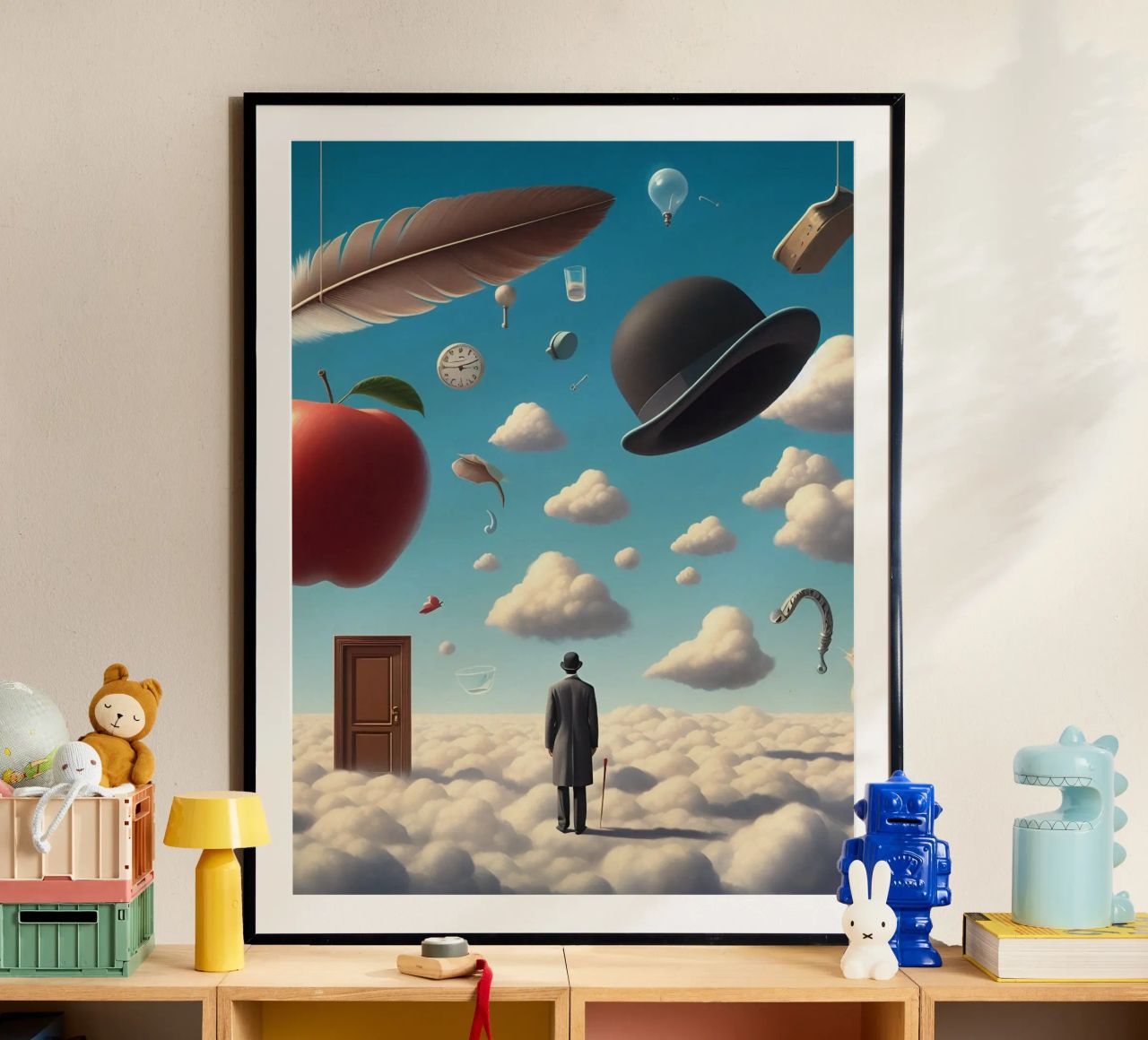 René Magritte, l'enigmatico surrealista poster da DuncanBennett shop