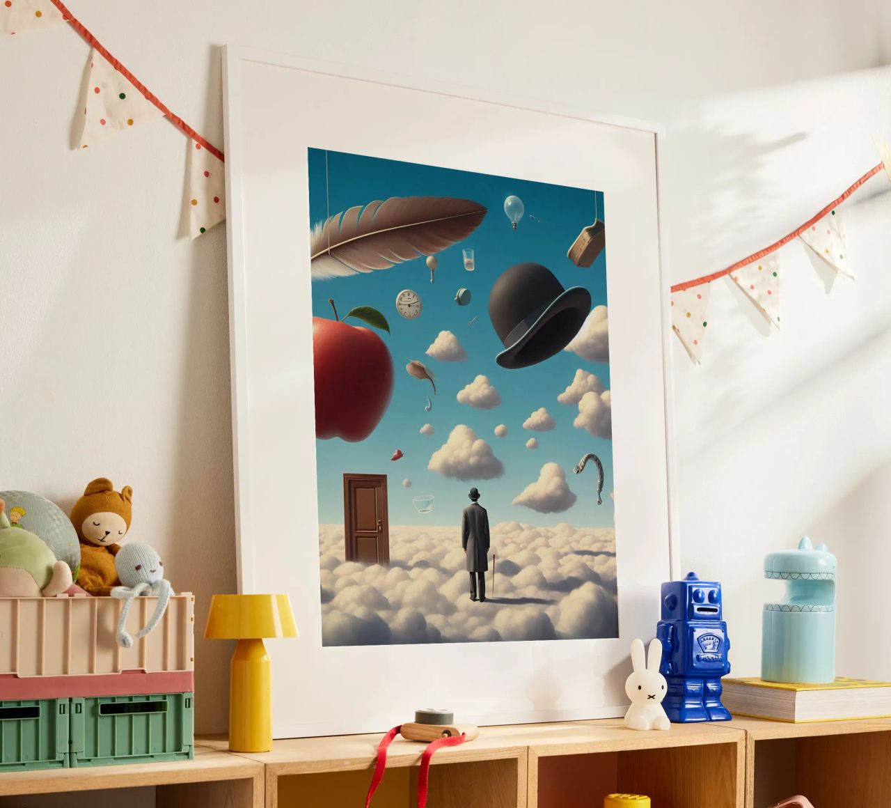 René Magritte, l'enigmatico surrealista poster da DuncanBennett shop