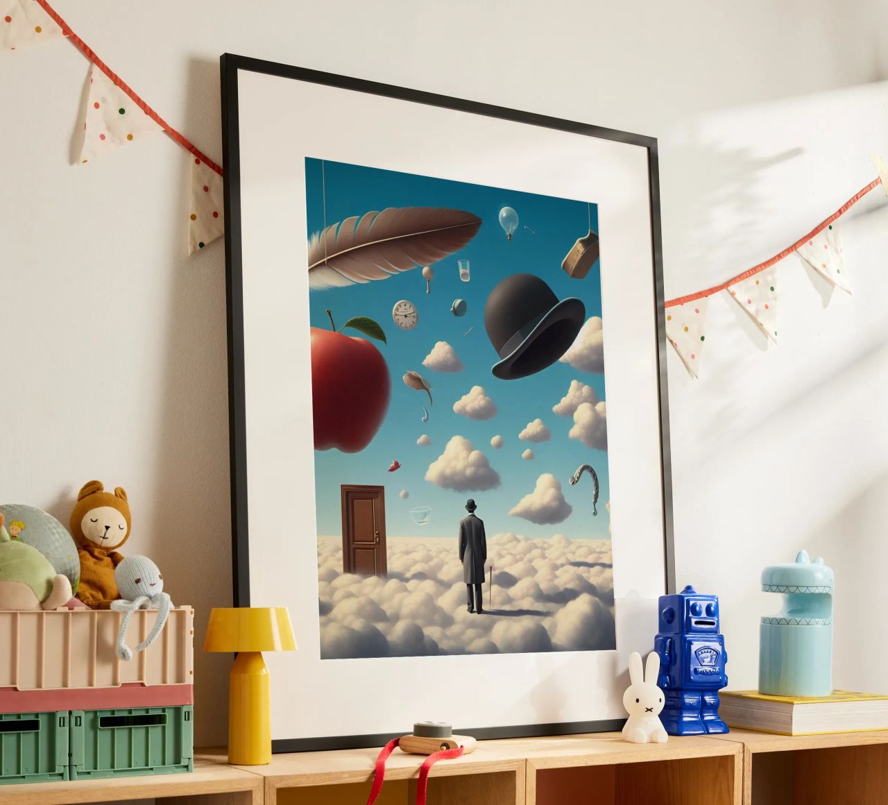 René Magritte, l'enigmatico surrealista poster da DuncanBennett shop