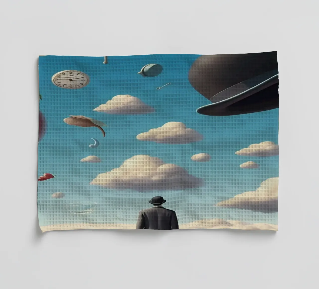René Magritte The Enigmatic Surrealist tea towel by DuncanBennett shop