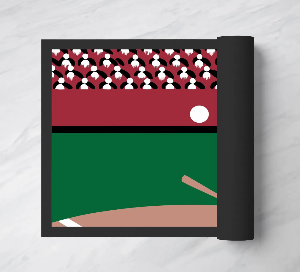 Playing Baseball doormat by LOOK DIFFERENT