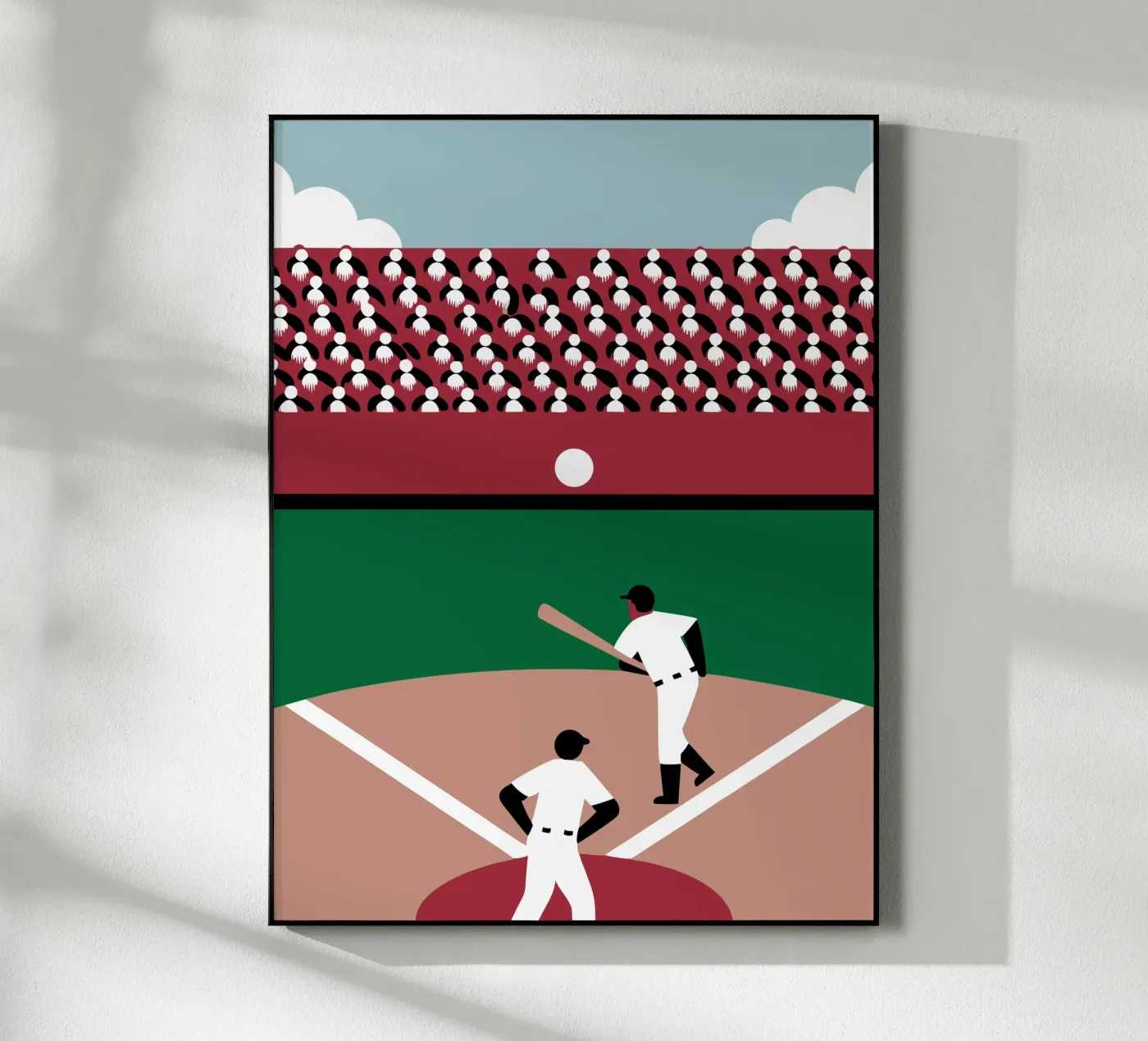 Playing Baseball acrylic glass by LOOK DIFFERENT