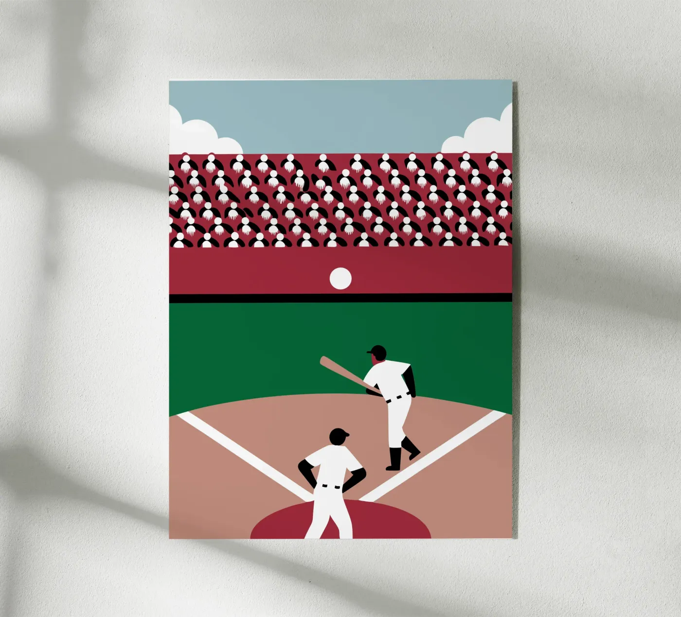 Playing Baseball acrylic glass by LOOK DIFFERENT