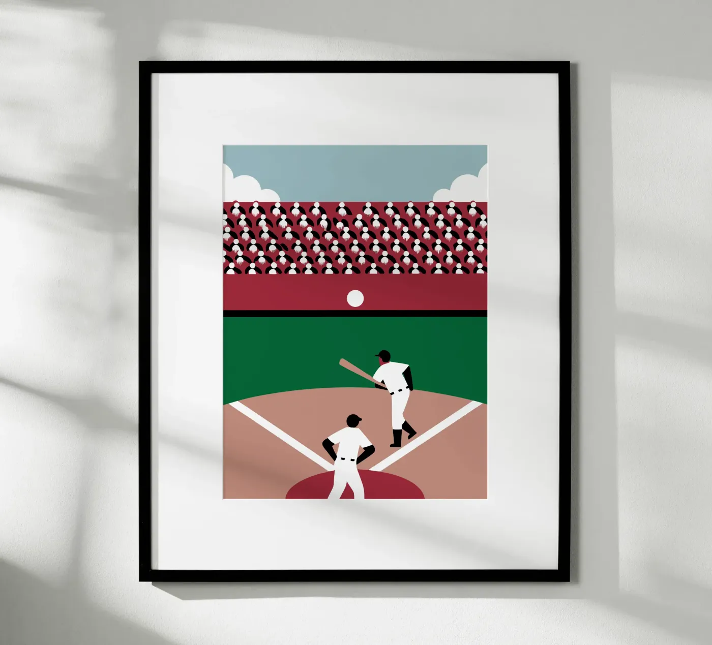 Playing Baseball poster by LOOK DIFFERENT