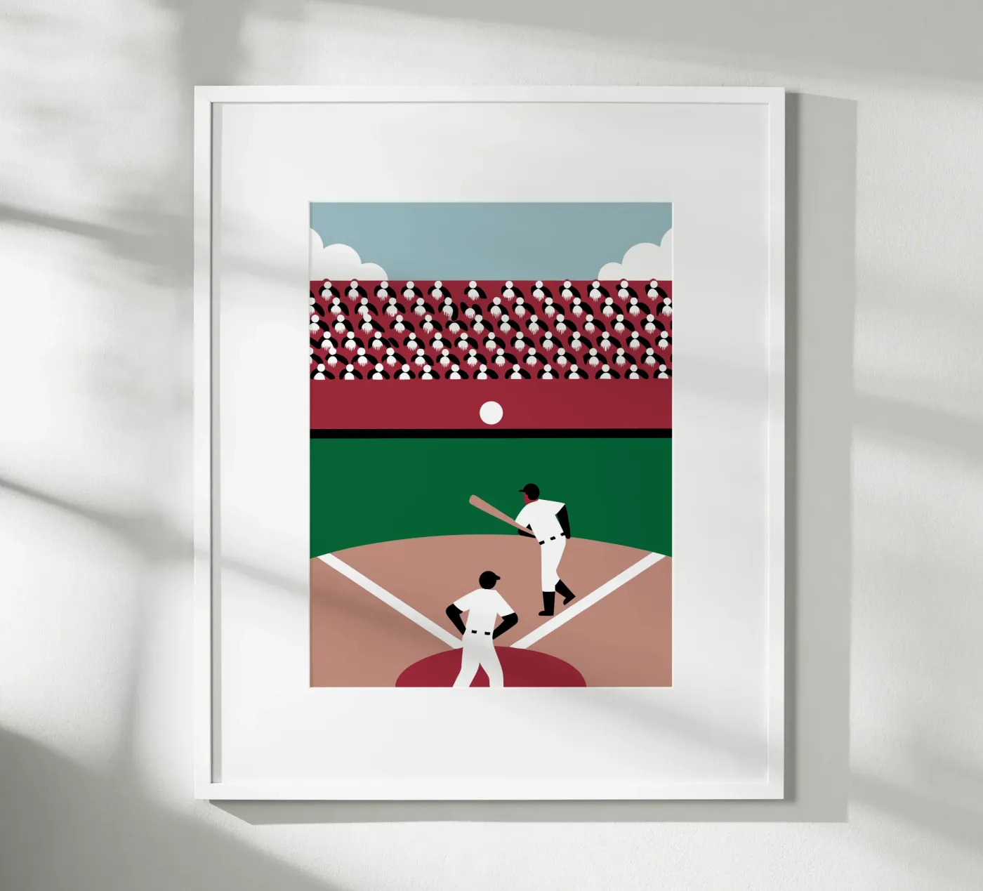 Playing Baseball poster by LOOK DIFFERENT