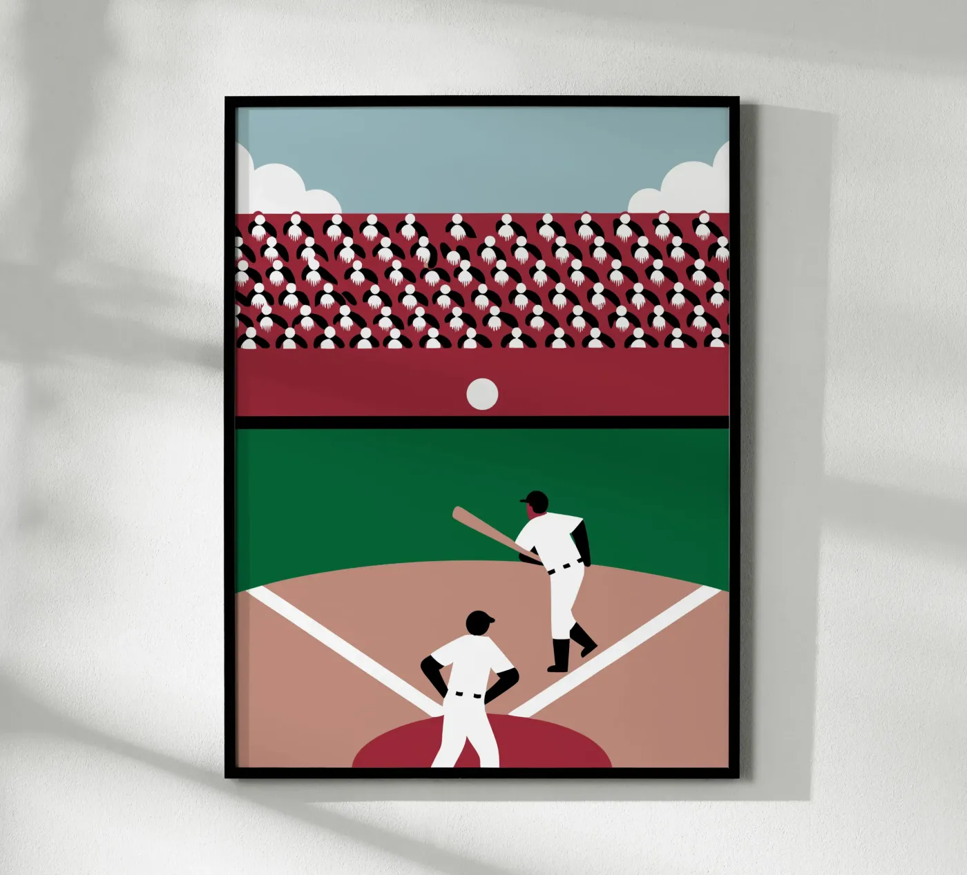 Playing Baseball poster by LOOK DIFFERENT